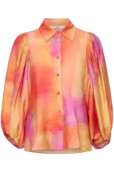 InWear Blúzka 'Tedra'  orchideová / koralová / svetlooranžová / svetločervená