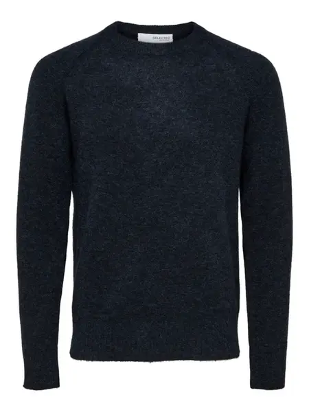 SELECTED Sveter 'SLHRai'  modrá