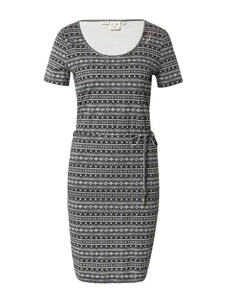 Ragwear Šaty 'PELIADA'  čierna / biela