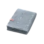 BABYONO Deka pletená bambusová šedá 75 x 100 cm