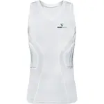 GAMEPATCH PADDED SHIRT PRO Kompresní unisex triko, bílá, velikost