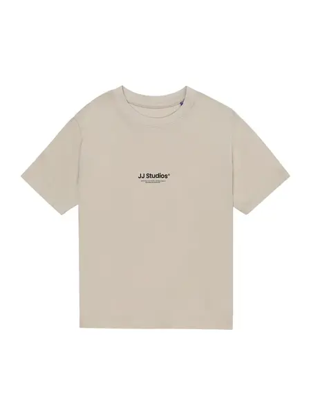 Jack & Jones Junior Tričko 'JJESOHO'  tmavošedá / čierna