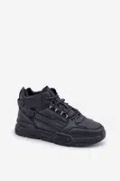 BIG STAR SHOES Pánské Tenisky Z Eko Kůže Big Star OO174004 Černé