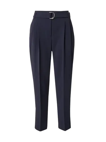 BOSS Plisované nohavice 'Tapiah'  tmavomodrá