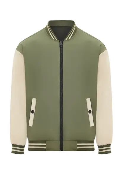 Sloan Prechodná bunda  béžová / olivová / tmavozelená