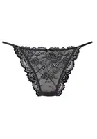 LASCANA Nohavičky  čierna