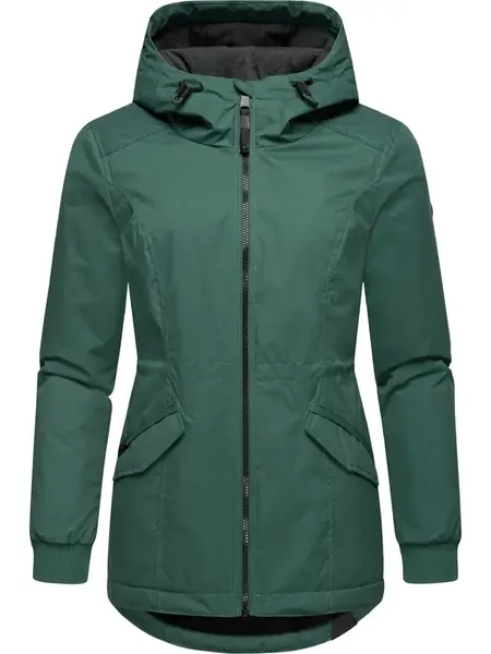 Ragwear Zimná bunda 'Dowey'  tmavozelená