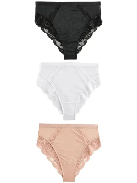 Next Nohavičky  béžová / čierna / biela