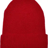 Čepice z recyklované příze Waffle Knit červená