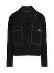Karl Lagerfeld Prechodná bunda  čierna