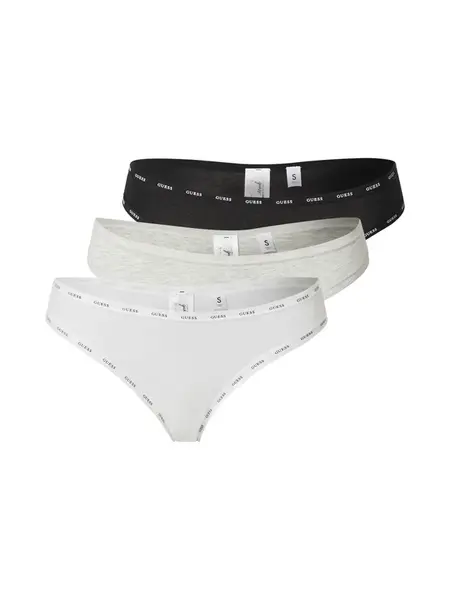 GUESS Tangá  sivá melírovaná / čierna / biela