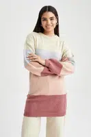 DEFACTO Regular Fit Crew Neck Sweater Tunic