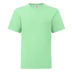 Mint children's t-shirt in combed cotton Fruit of the Loom