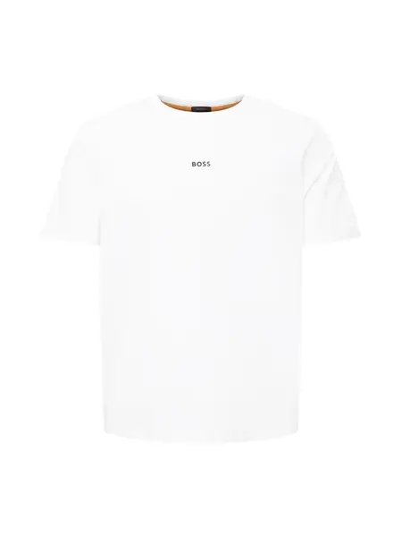 BOSS Tričko 'Chup'  čierna / biela