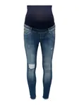 Only Maternity Džínsy 'Blush'  modrá denim