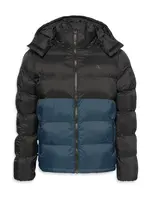 Calvin Klein Jeans Zimná bunda  tmavomodrá / čierna