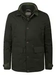 Petrol Industries Zimná bunda  tmavozelená / čierna