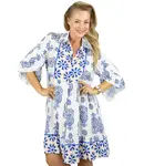 Pri Loose boho midi dress with ruffles PALOMA