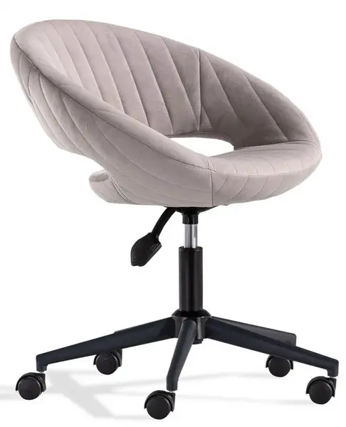 Čalúnená stolička viviana - svetlo sivá