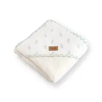 Bonjourbébé dětská bavlněná osuška s kapucí 100x100cm Spring Cottage II.