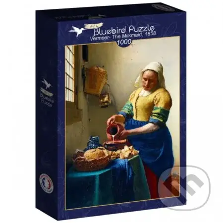 Puzzle Dojička, 1658 - Johannes Vermeer - puzzle z kategorie 500 - 1000 dílků