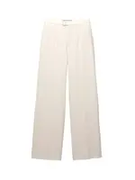 Pull&Bear Nohavice s pukmi  krémová