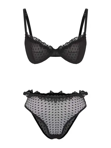 Trendyol Súpravy bielizne  čierna