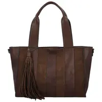 Dámská kabelka na rameno taupe - Maria C Nielsa