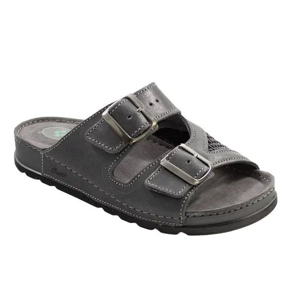 SANTÉ Dámské pantofle N/211/1H/O69/CP ČERNÁ v.36