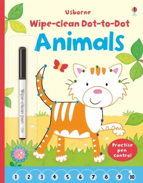 Wipe-clean Dot-to-dot Animals - Jessica Greenwell