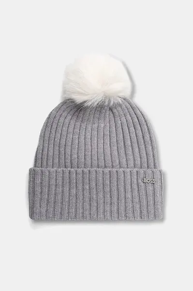 Vlněná čepice BOSS Lonie_Hat