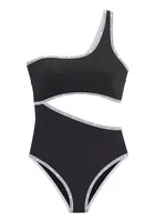 Copenhagen Studios Jednodielne plavky  čierna / biela