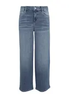 COMMA Džínsy  modrá denim