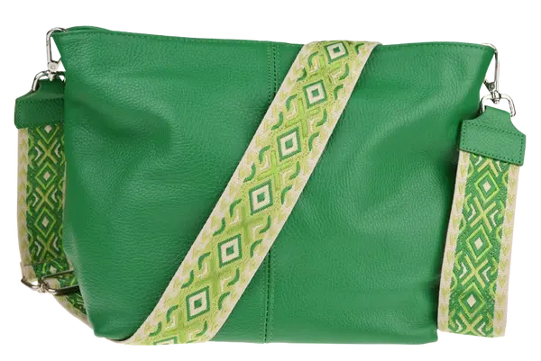 NovaKabelka.cz Prisca Verde Chiaro s přídavným popruhem VI