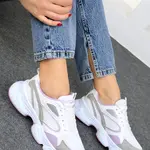 Soho White-Lilac Women's Sneakers 17226