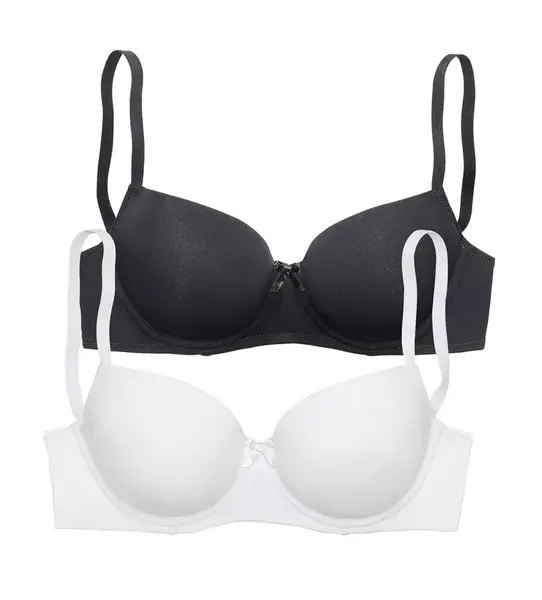 PETITE FLEUR Podprsenka  čierna / biela