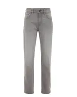 WE Fashion Džínsy  svetlosivá