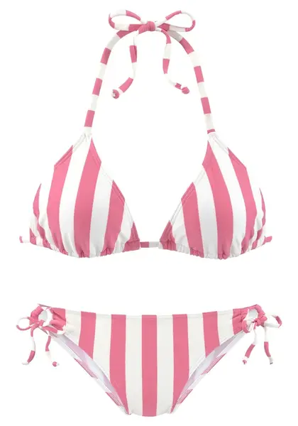 VENICE BEACH Bikiny  ružová / biela