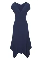 BEACH TIME Letné šaty  námornícka modrá