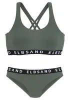 Elbsand Bikiny  kaki / čierna / biela