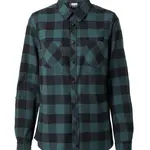 Urban Classics Blúzka  modrozelená / čierna