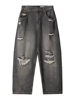 Bershka Džínsy  sivý denim