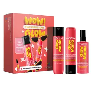 Matrix Glow Mania darčeková sada na lesk vlasov