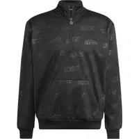 adidas EMBOSSED TOP Pánská mikina, černá, velikost