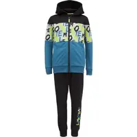 Lewro MONTE Chlapecká tepláková souprava, černá, velikost 152-158