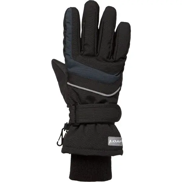 LOAP RUBI Dětské rukavice, černá, velikost 6Y