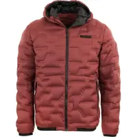 ALPINE PRO LOOB Pánská zimní bunda, vínová, velikost