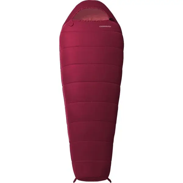 Crossroad GRANADA 200 Spací pytel, vínová, velikost 200 cm - levý zip