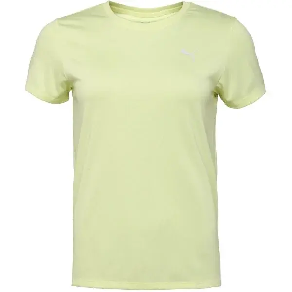 Puma W TAD ESSENTIAL CREW TEE Dámské sportovní triko, žlutá, velikost