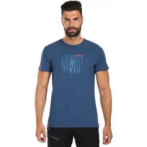 KILPI DISCOVER Pánské bavlněné tričko, tmavě modrá, velikost